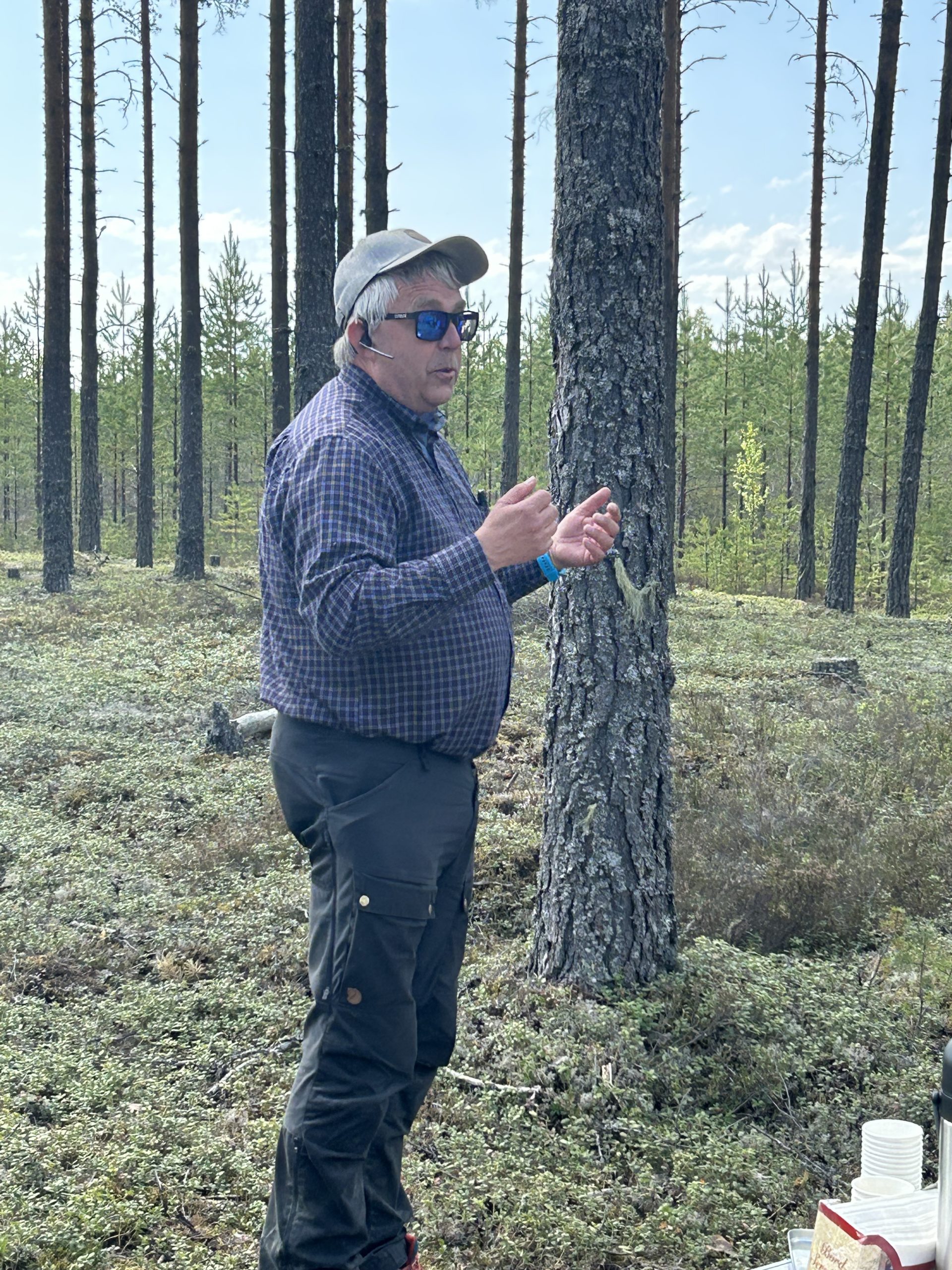 Bildet viser skogbruksleder Lars Erik Engebretsen i Glommen Mjøsen Skog.