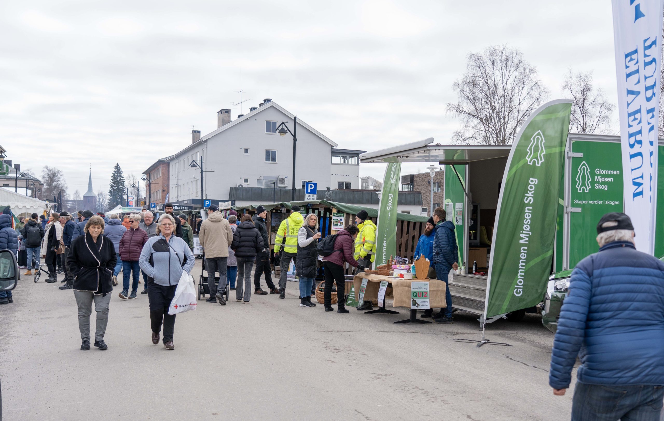 Glommen Mjøsen Skog sin stand på Grundsetmartn 2024