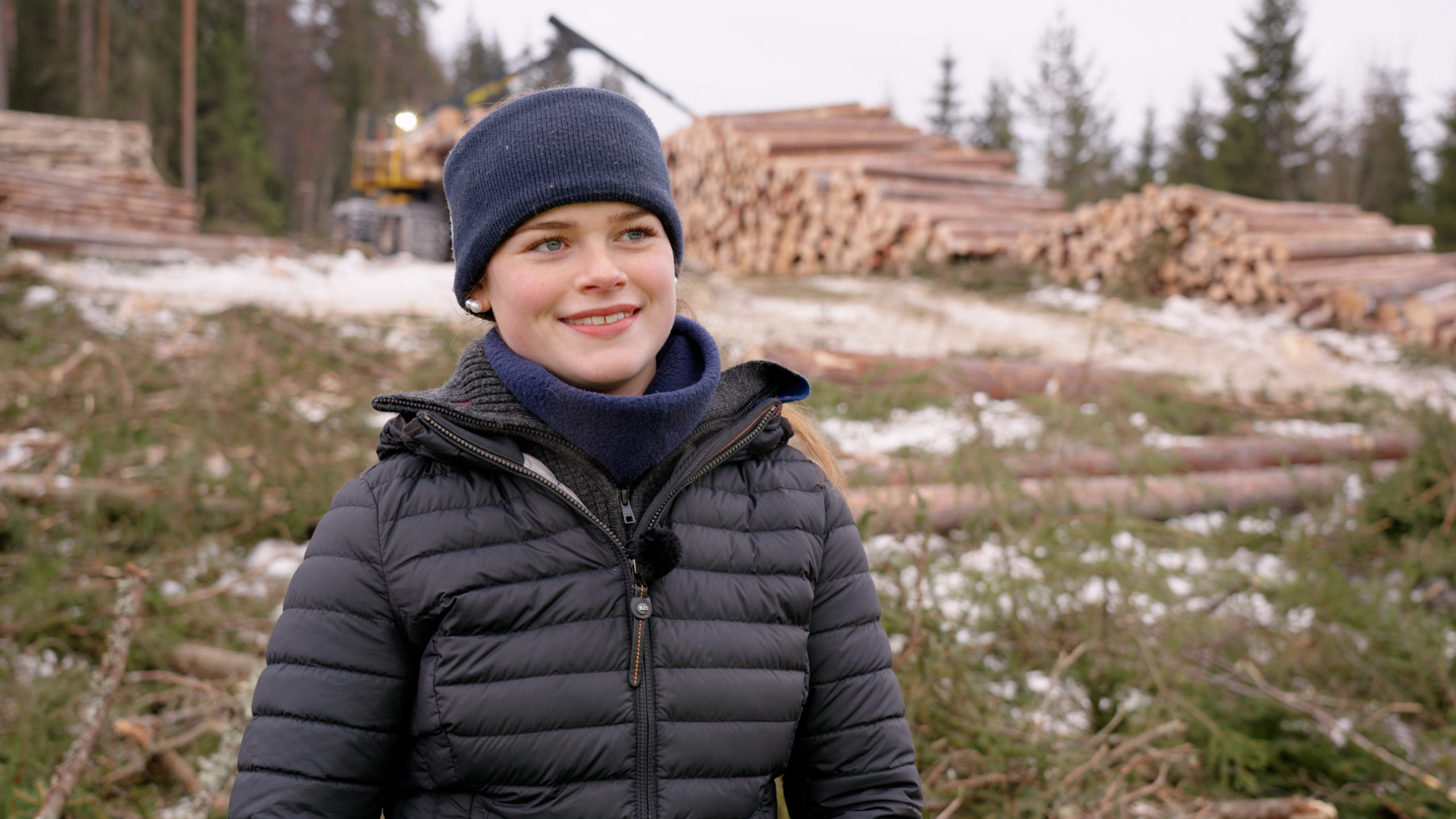 Eva Ellefsen-Sætersmoen, skogstudent på Evenstad