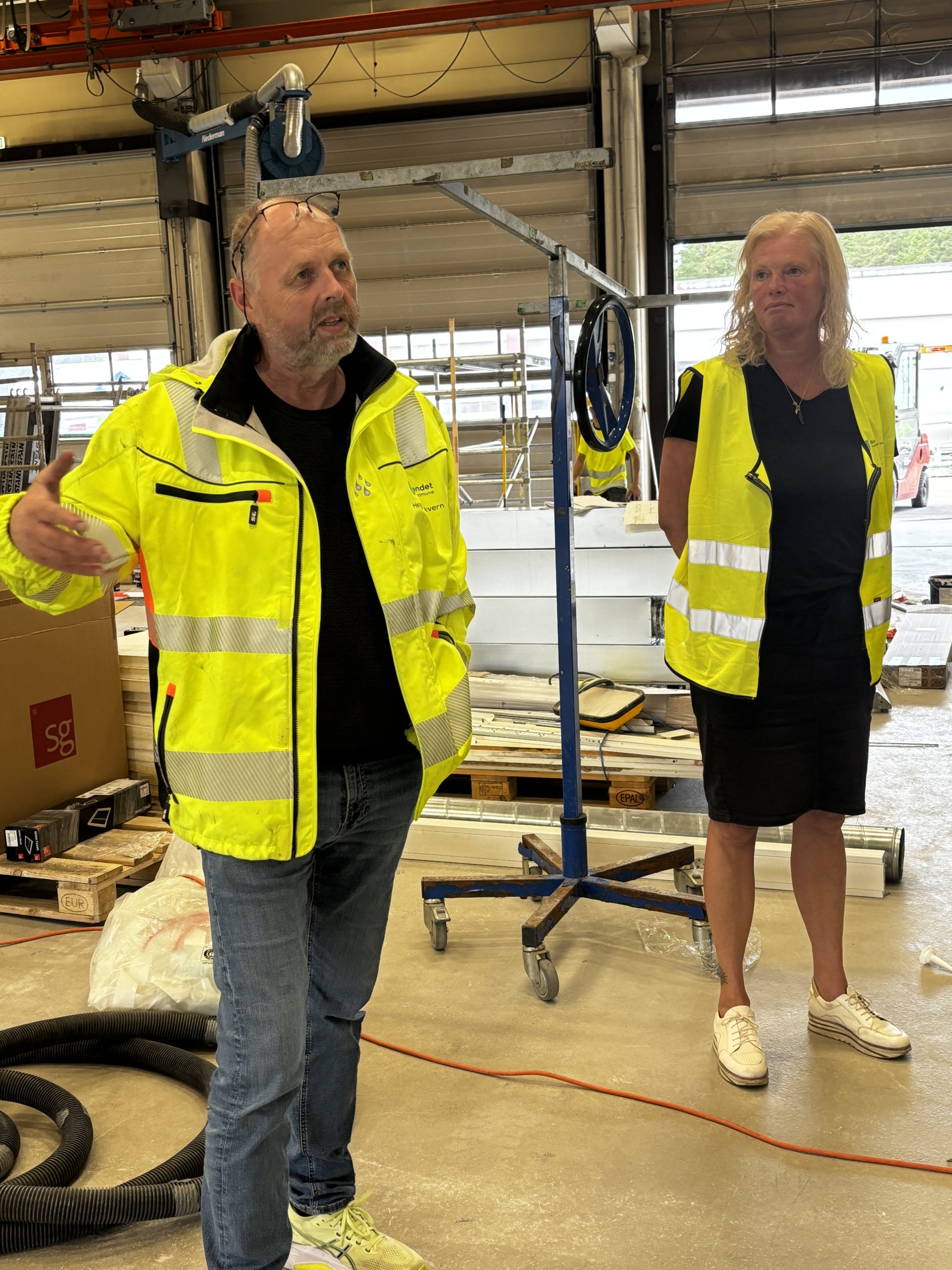 Helge Strætkvern og Aasa Gjestvang.